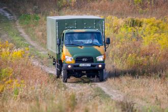 Борт - тент для перевозки личного состава на базе  Hyundai HD 65
